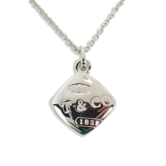 Tiffany & Co. Jewelry - TIFFANY 925 1837 rhombus pendant necklace